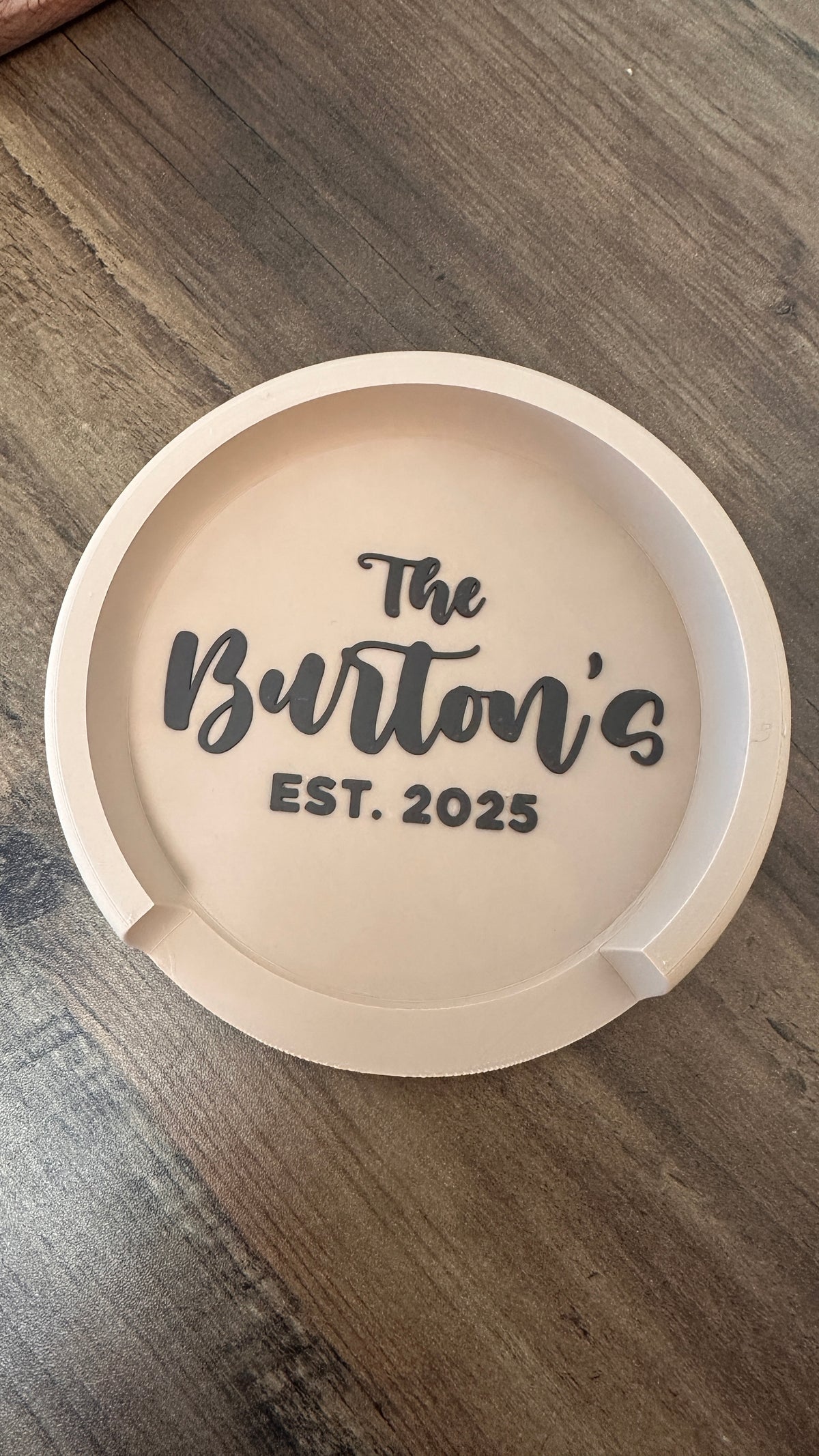 Custom 3D Printed Spatula Holder – Personalized with Family Name & EST Date