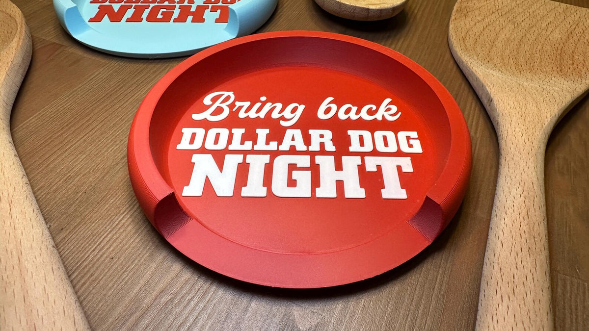 Bring Back Dollar Dog Night Tailgate Spatula Holder– 3D Printed BBQ Accessory