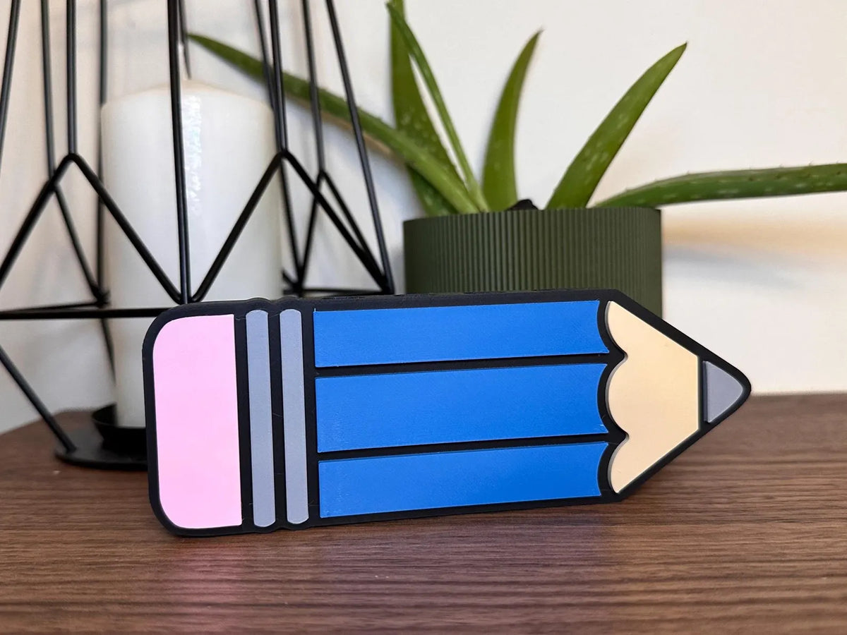 Pencil Dry Erase Marker Holder for Thin Markers | 3D Printed Magnetic or Non-Magnetic Whiteboard Organizer | Teacher Gift