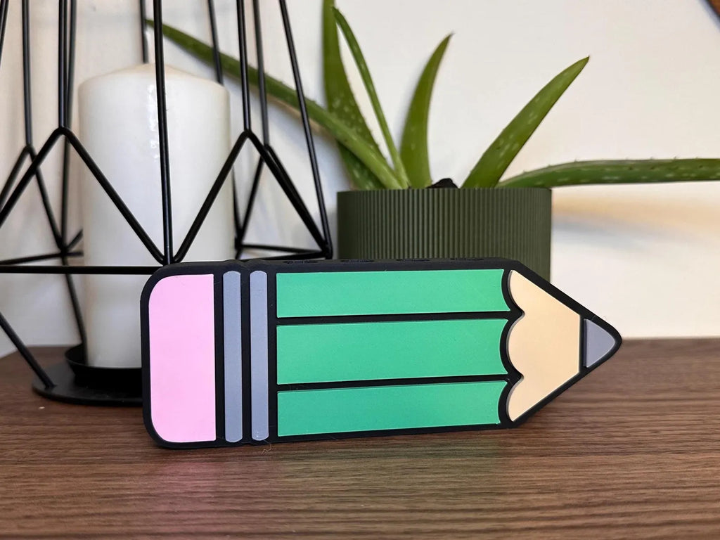 Pencil Dry Erase Marker Holder for Thin Markers | 3D Printed Magnetic or Non-Magnetic Whiteboard Organizer | Teacher Gift