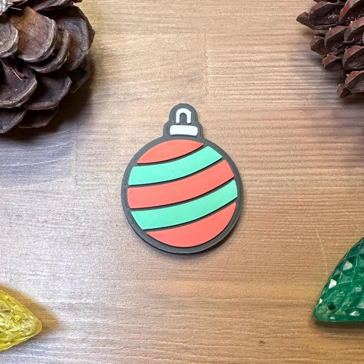 Christmas Magnet Set | Hidden Magnets | Snowman, Tree, Ornament, Candy Cane, Peppermint | Winter Fridge Decor | 3D Printed